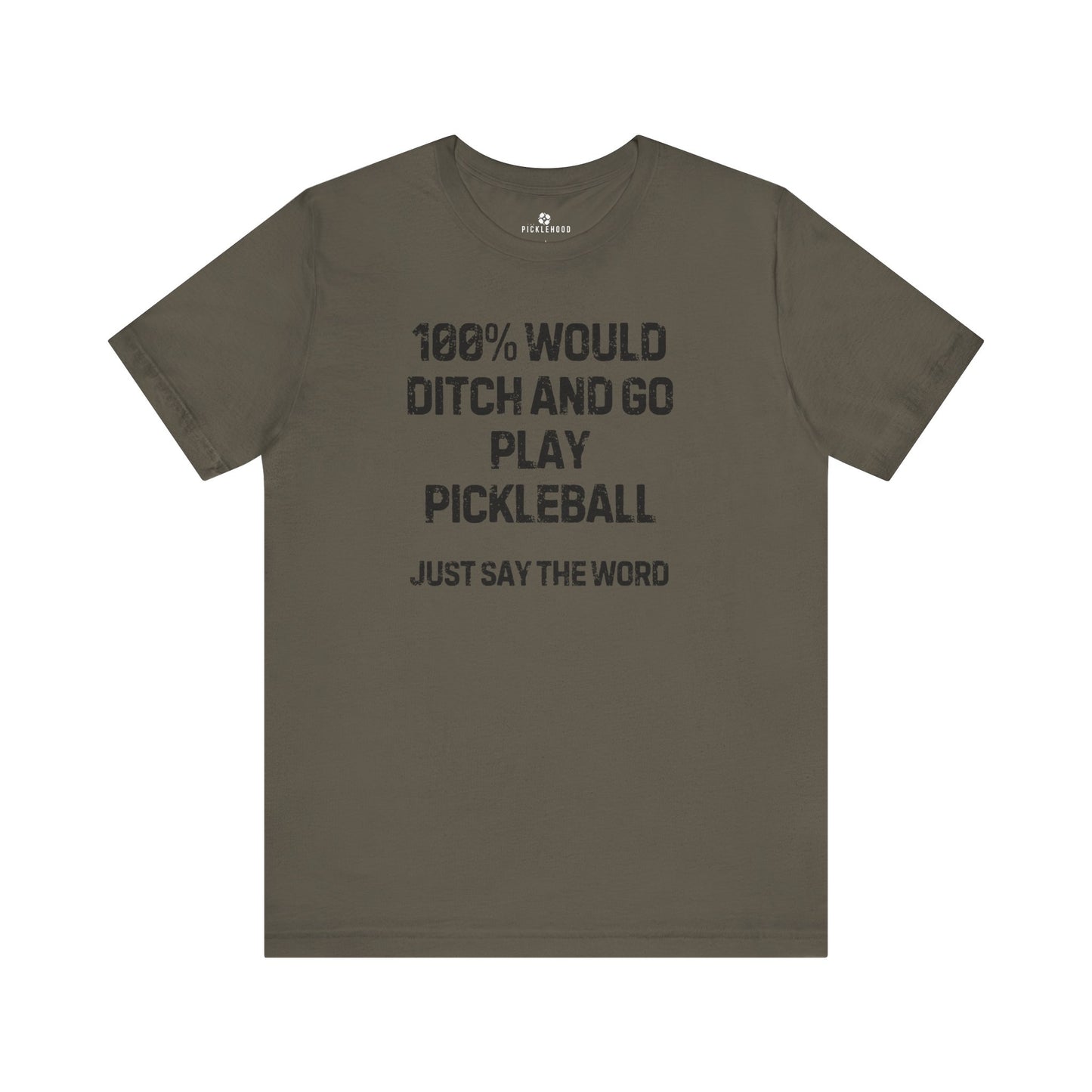 Ditch and Play Pickleball Tee