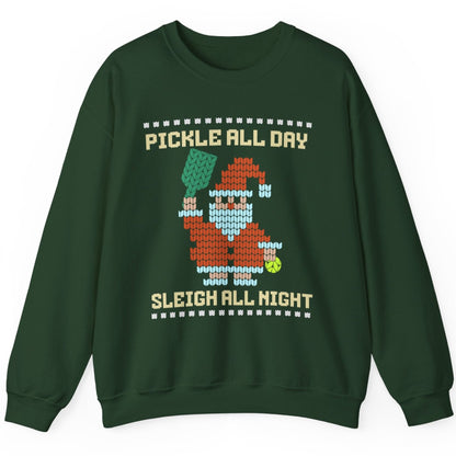 Pickleball All Day Ugly Christmas Sweater