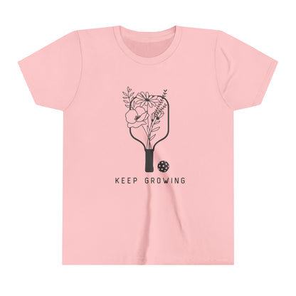 Keep Growing Pickleball Youth Short Sleeve Tee