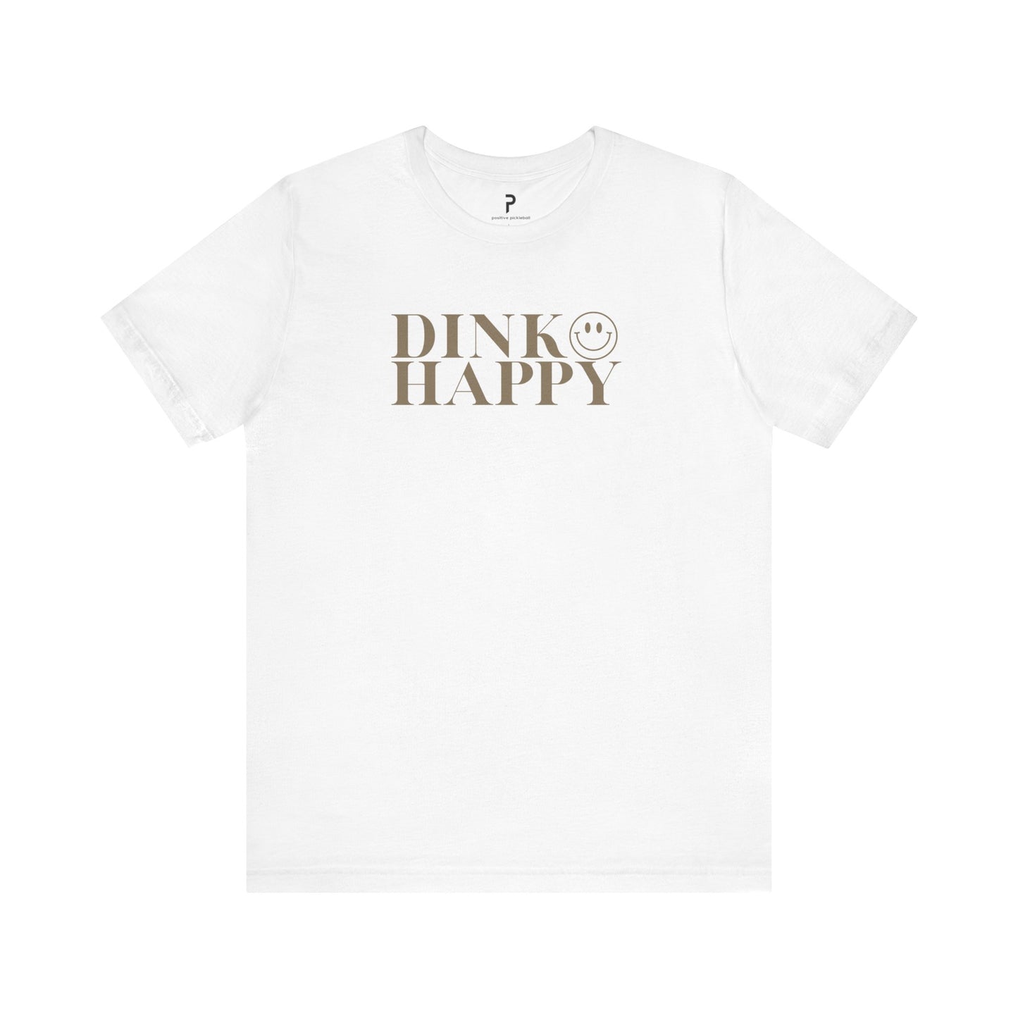 Dink Happy Smiley Cotton Unisex Tee