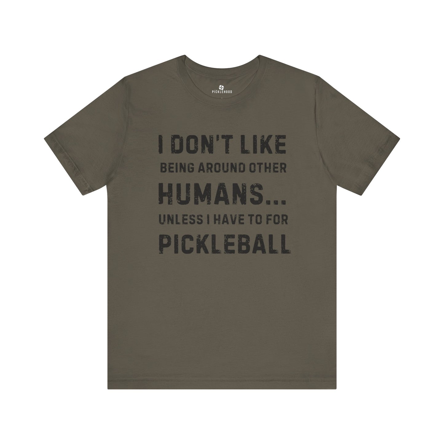 Humans Vs. Pickleball Softstyle Cotton Tee