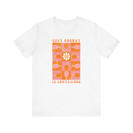 Good Energy is Contagious Bold Unisex Cotton Tee