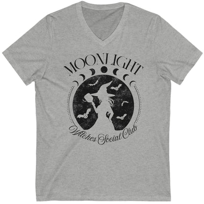 Moonlight Witches Club V-Neck Tee