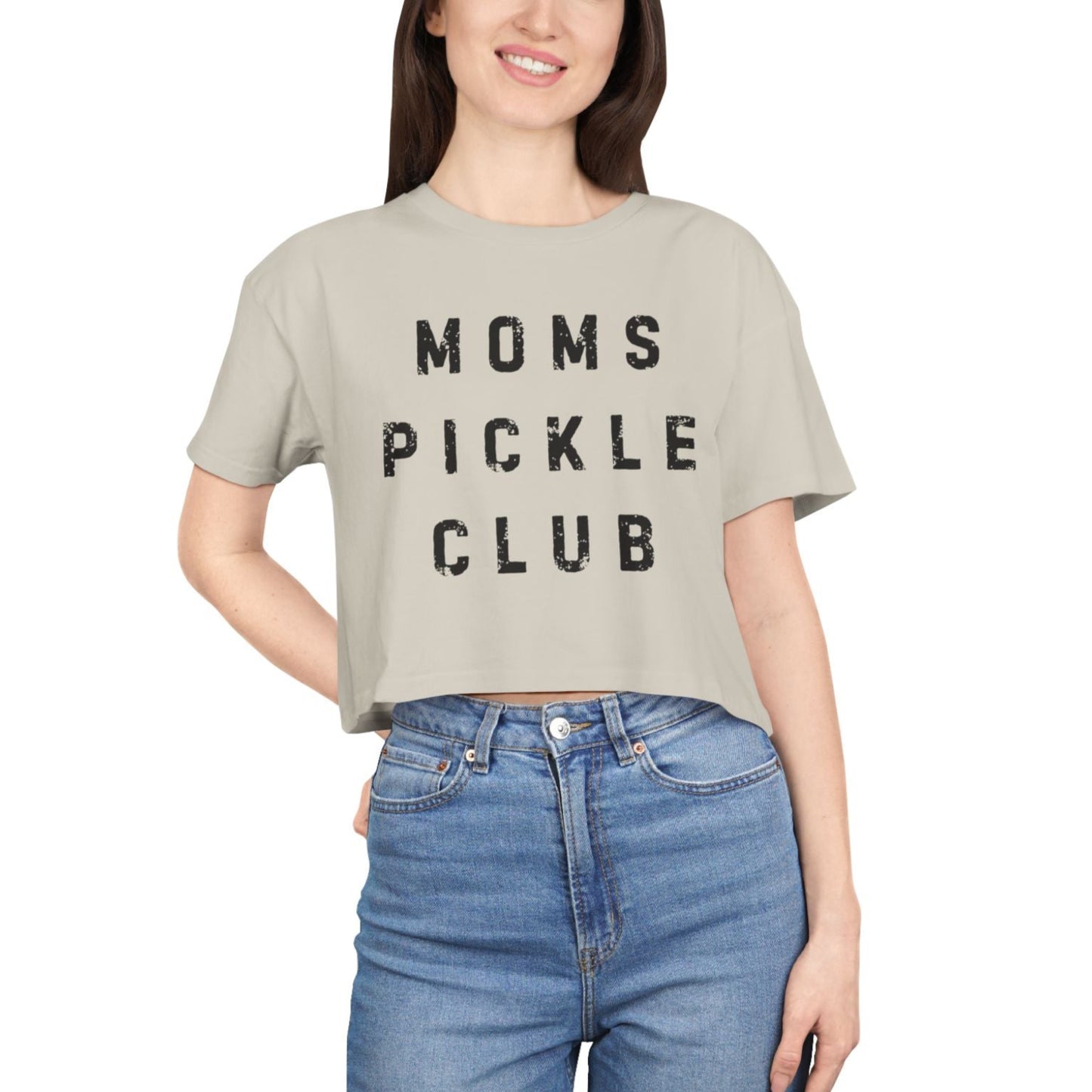 Moms Pickle Club Crop Tee