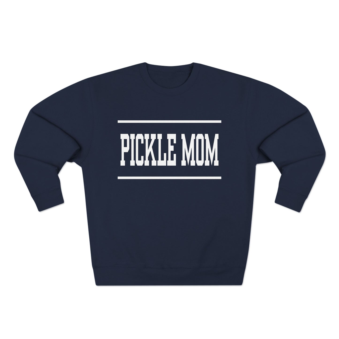 Varsity Pickle Mom Pickleball Premium Sweatshirt