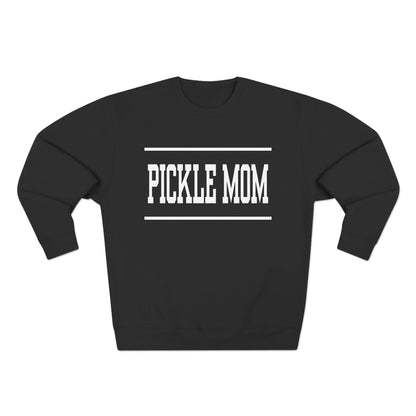 Varsity Pickle Mom Pickleball Premium Sweatshirt