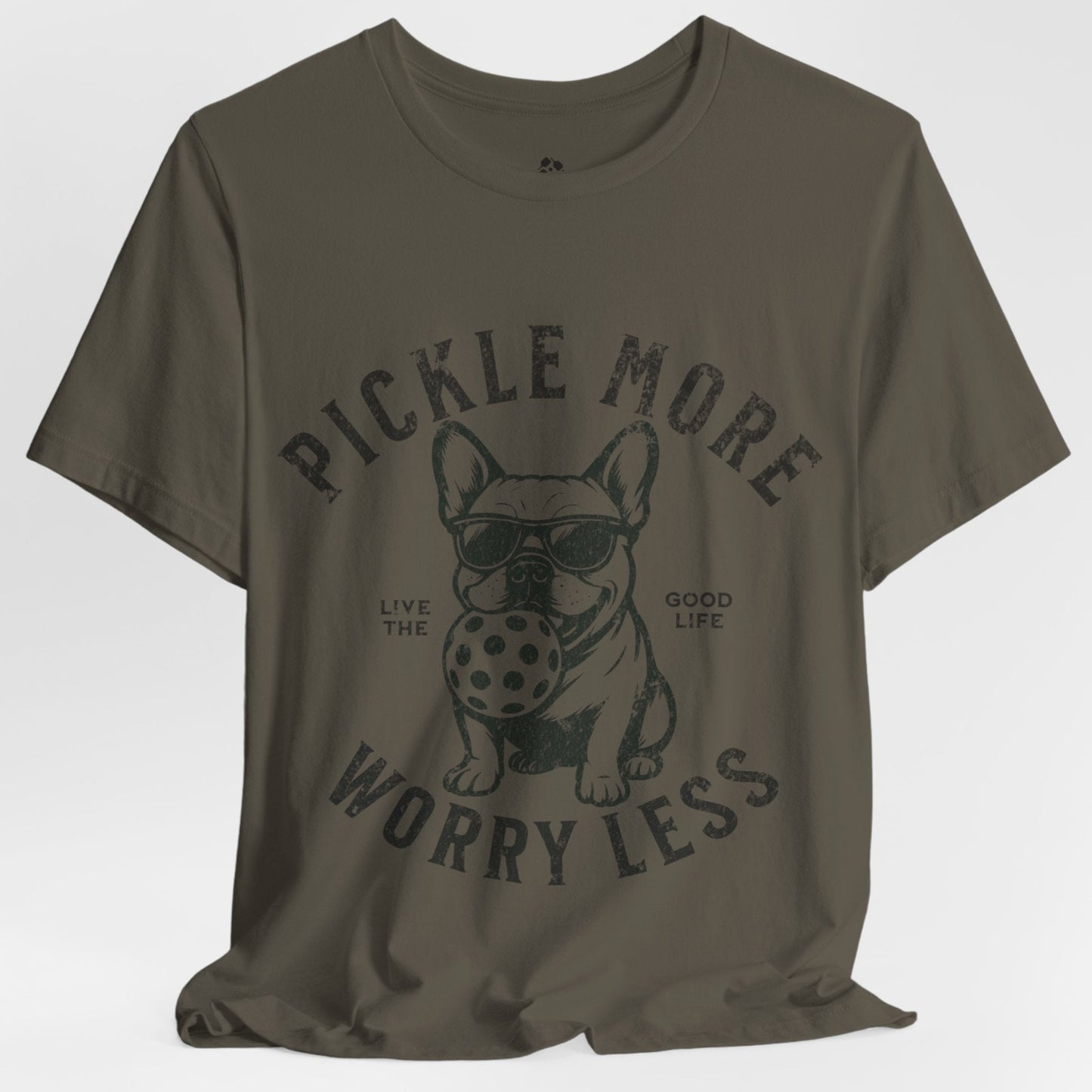 Pickle More Worry Less Unisex Softstyle Tee