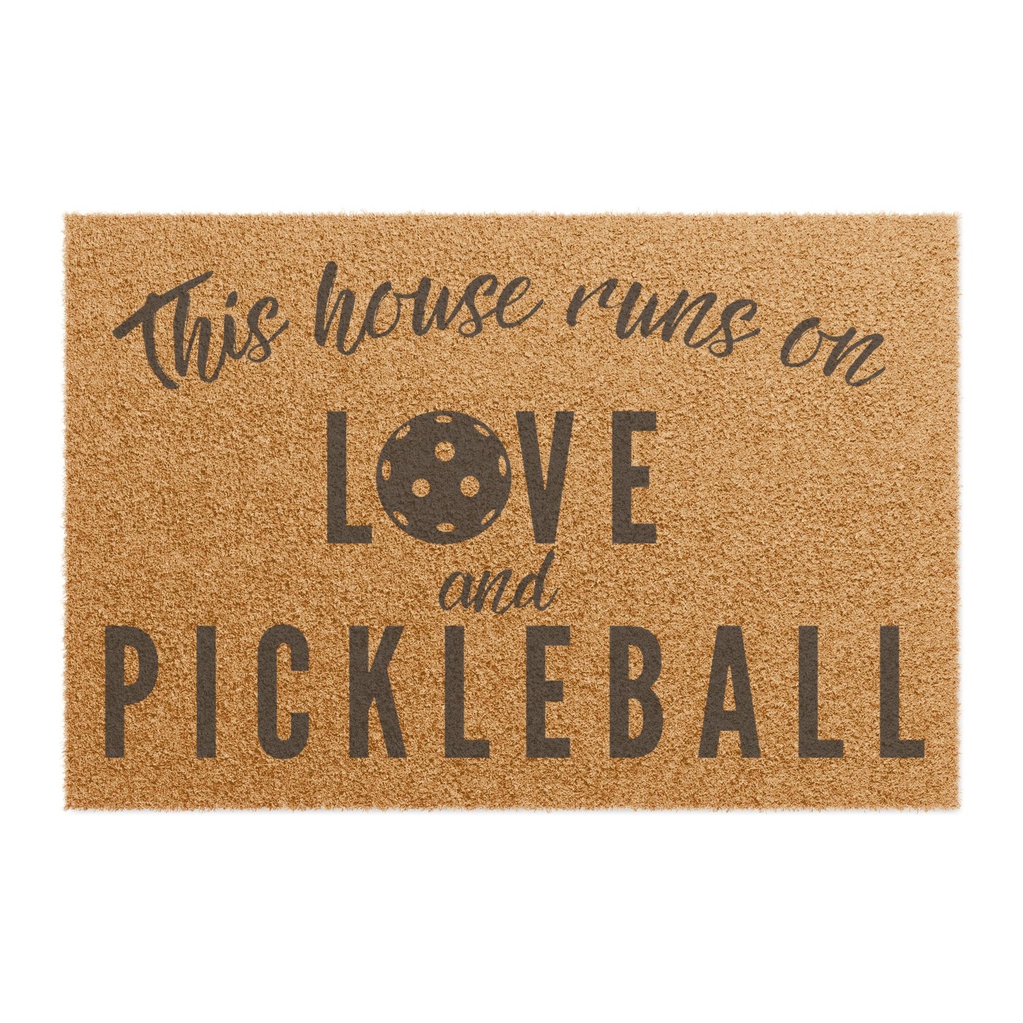 Love & Pickleball Doormat