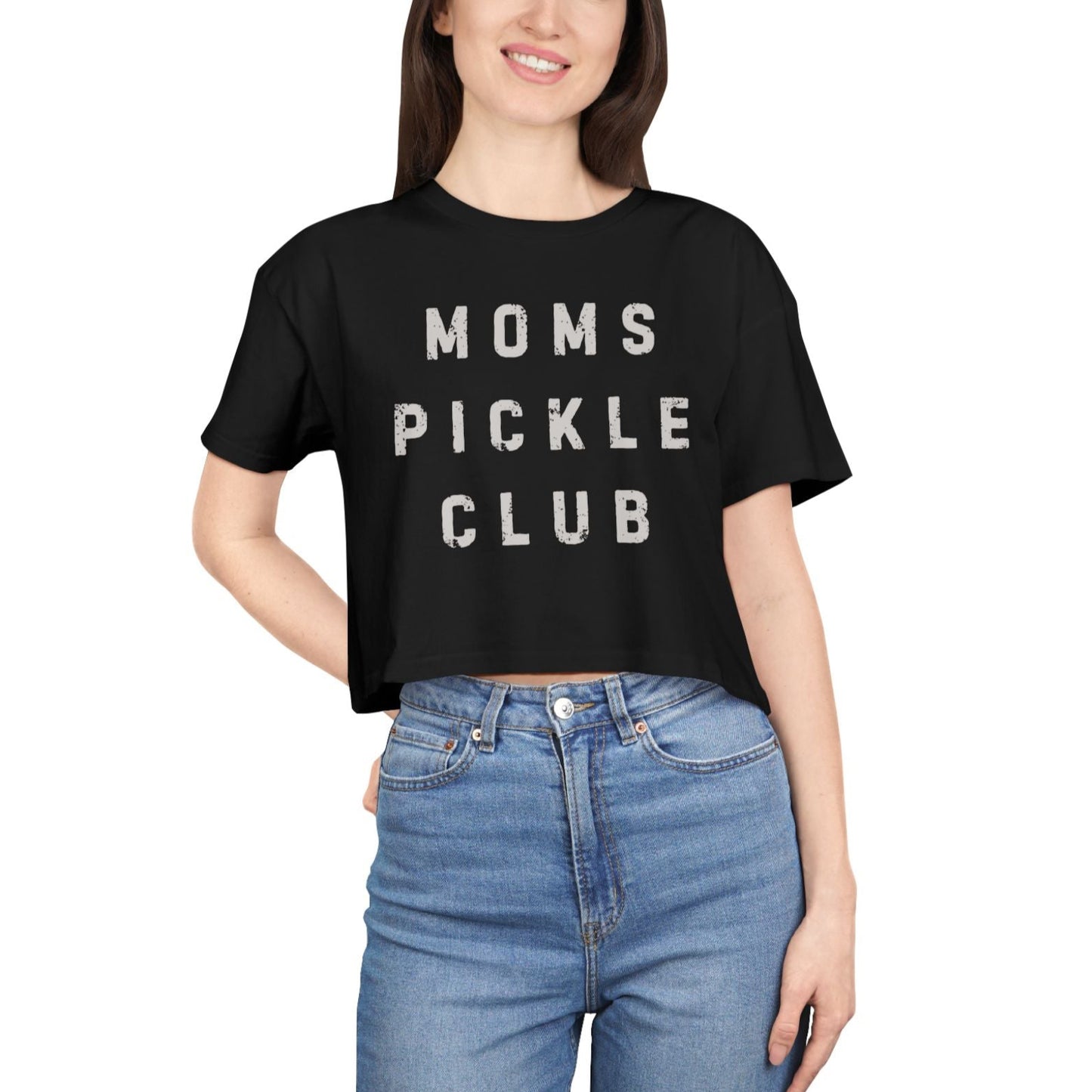 Moms Pickle Club Crop Tee