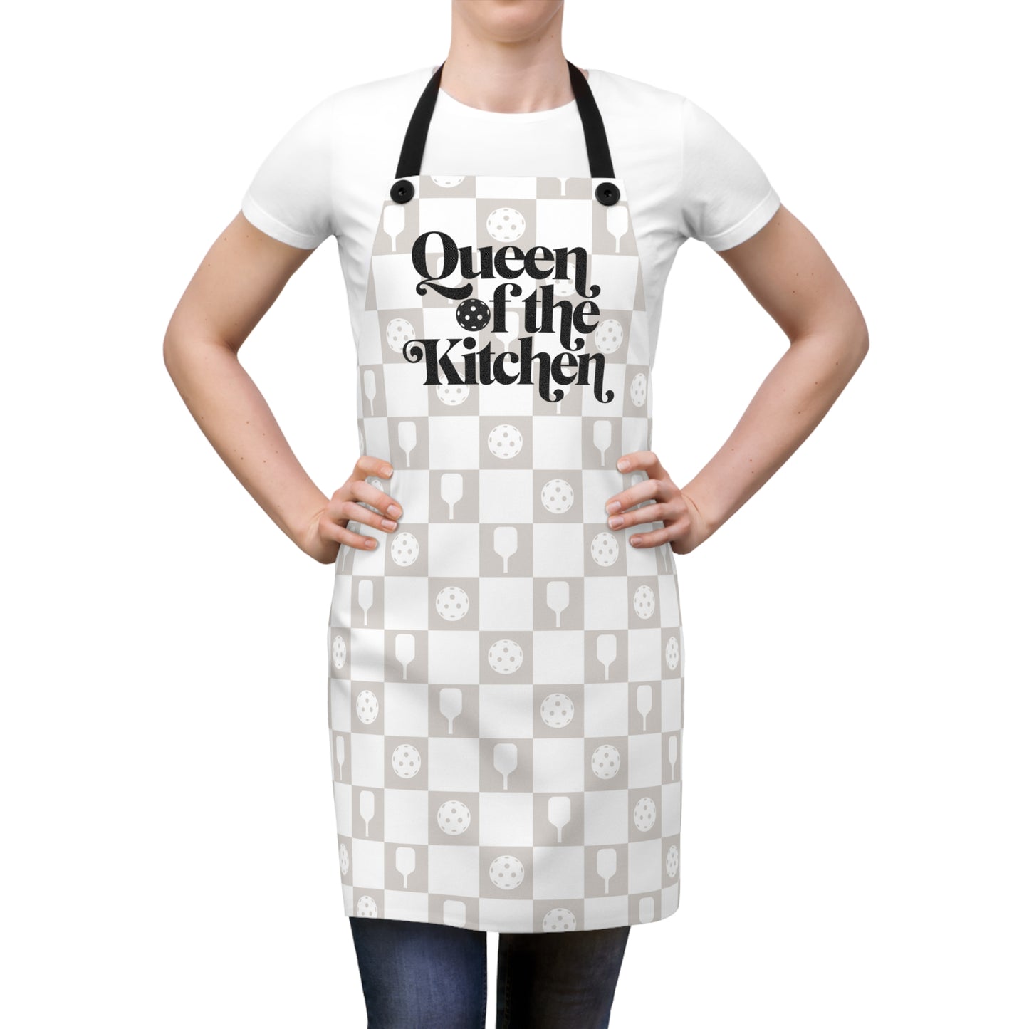 Checkered Queen of the Kitchen Apron