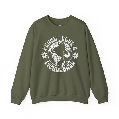 Peace Love & Pickleball Sweatshirt