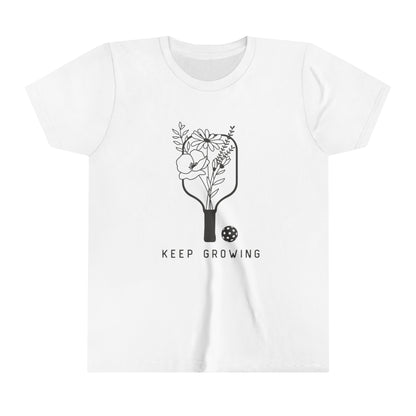 Keep Growing Pickleball Youth Short Sleeve Tee