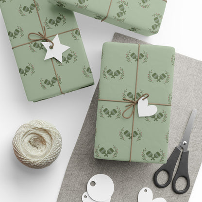 (Out of Stock) Pickle Me Green Wrapping Paper