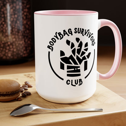 Bodybag Survivors Club 15oz Coffee Mug