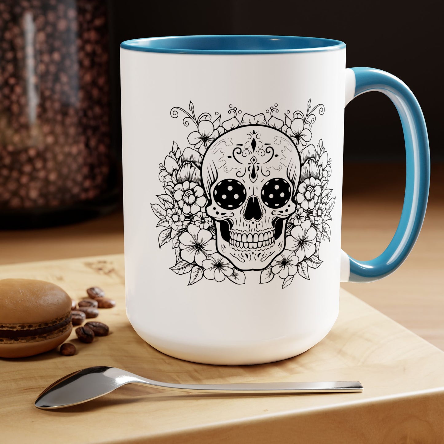 Pickle Skull 15oz Coffee Mug