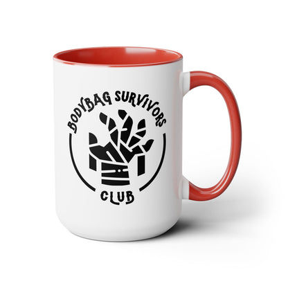 Bodybag Survivors Club 15oz Coffee Mug