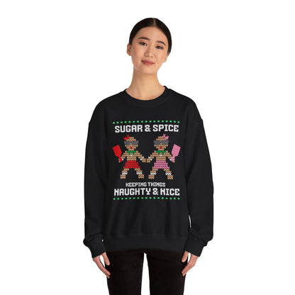 Naughty and Nice Ugly Christmas Sweater Sweatshirt