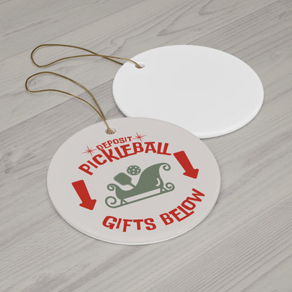 Pickleball Gifts Please Ornament