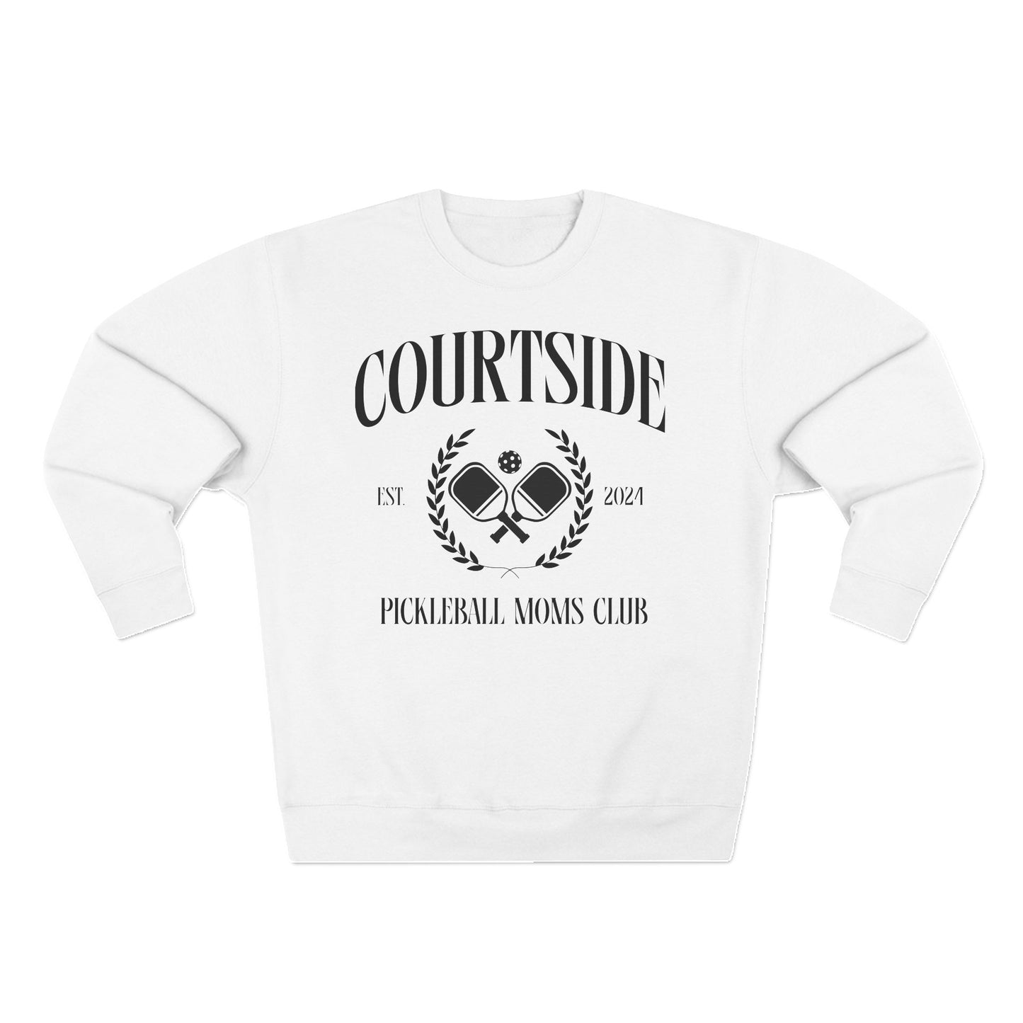 Curtsied Moms Club Premium Sweatshirt