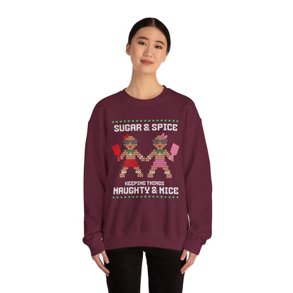 Naughty and Nice Ugly Christmas Sweater Sweatshirt