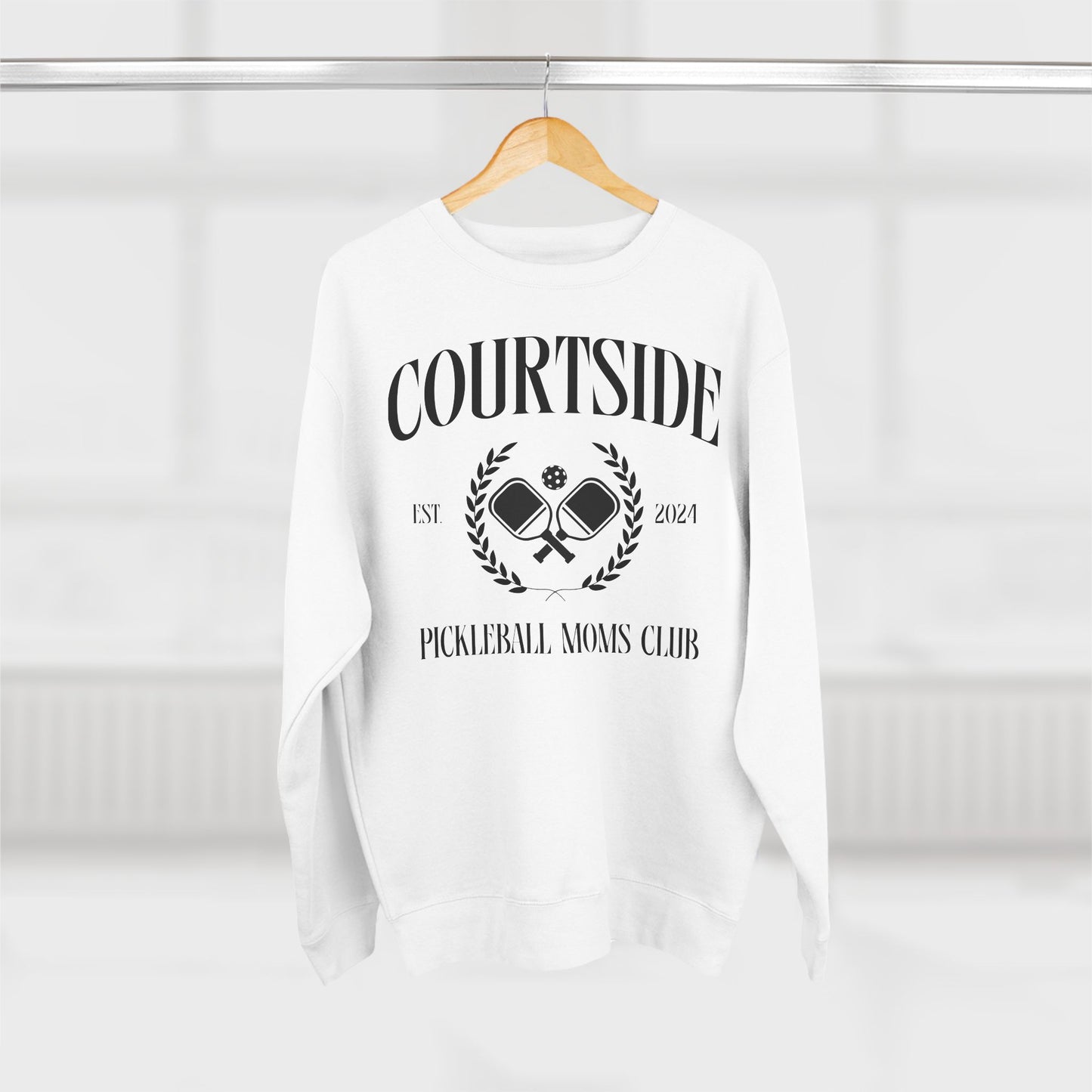 Curtsied Moms Club Premium Sweatshirt