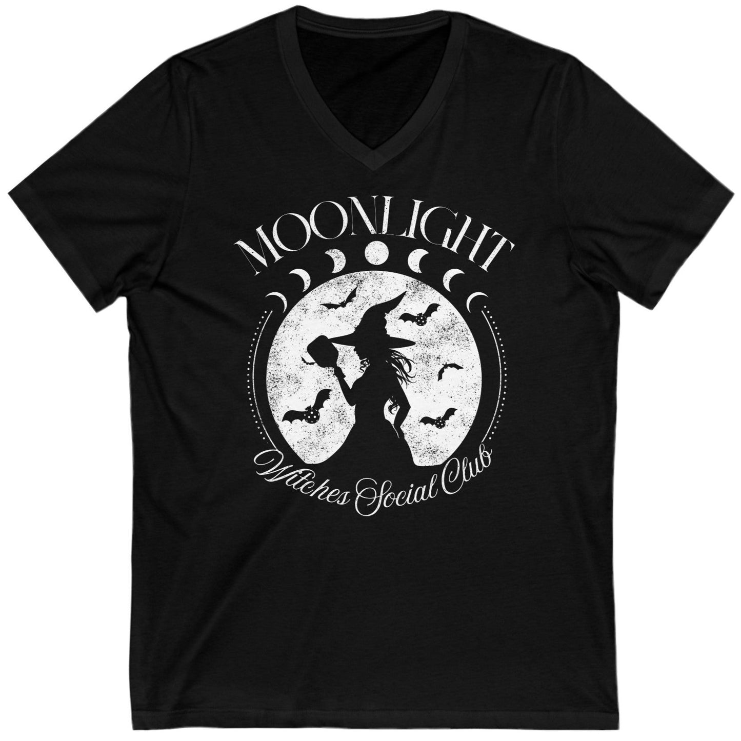 Moonlight Witches Club V-Neck Tee