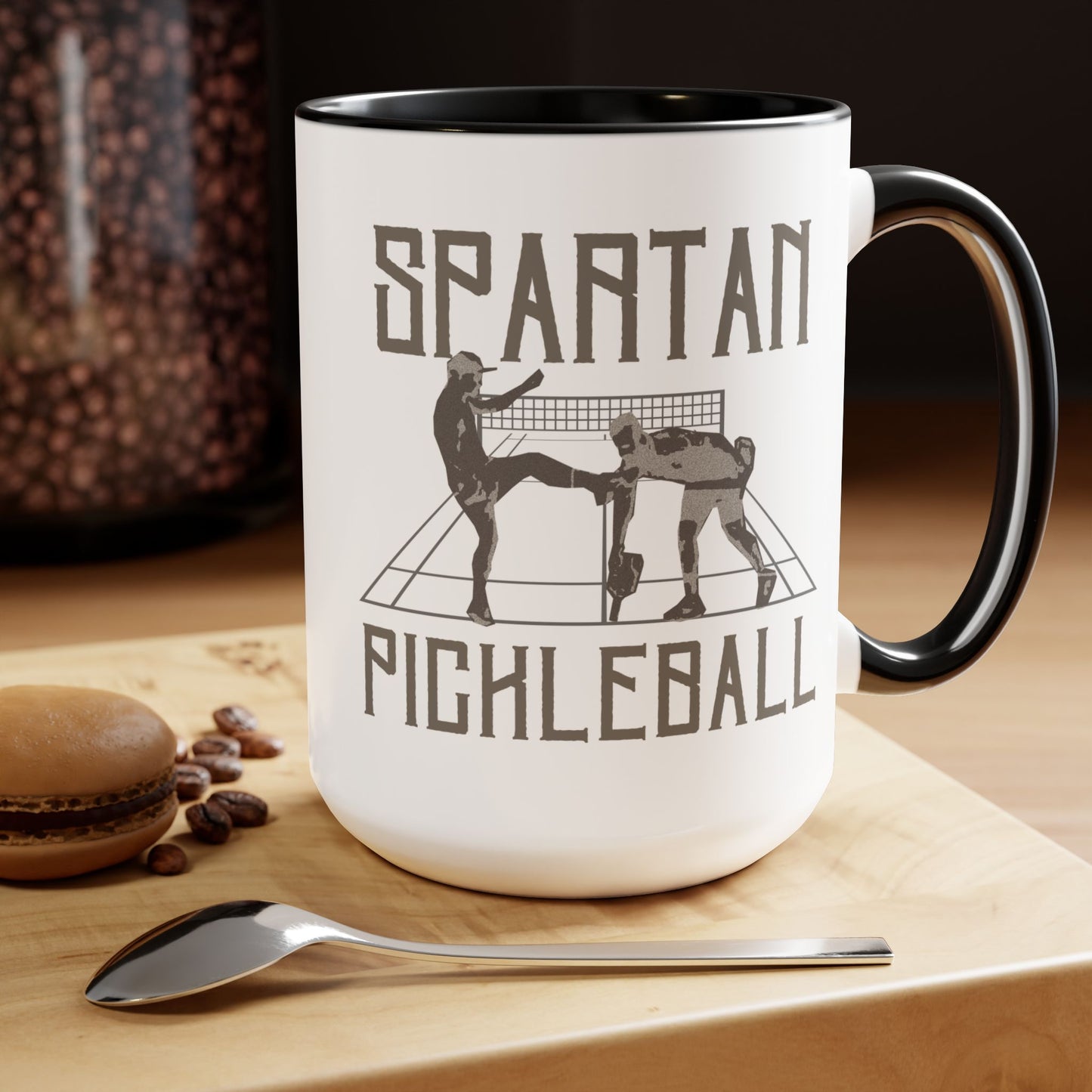 Spartan Pickleball 15oz Coffee Mug