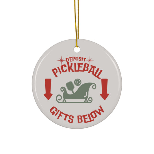 Pickleball Gifts Please Ornament