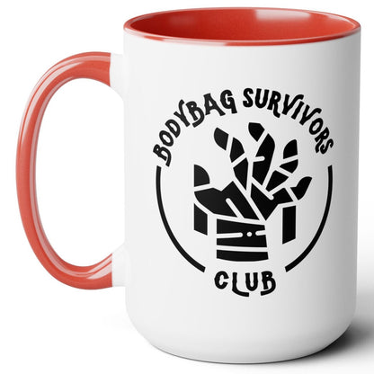 Bodybag Survivors Club 15oz Coffee Mug