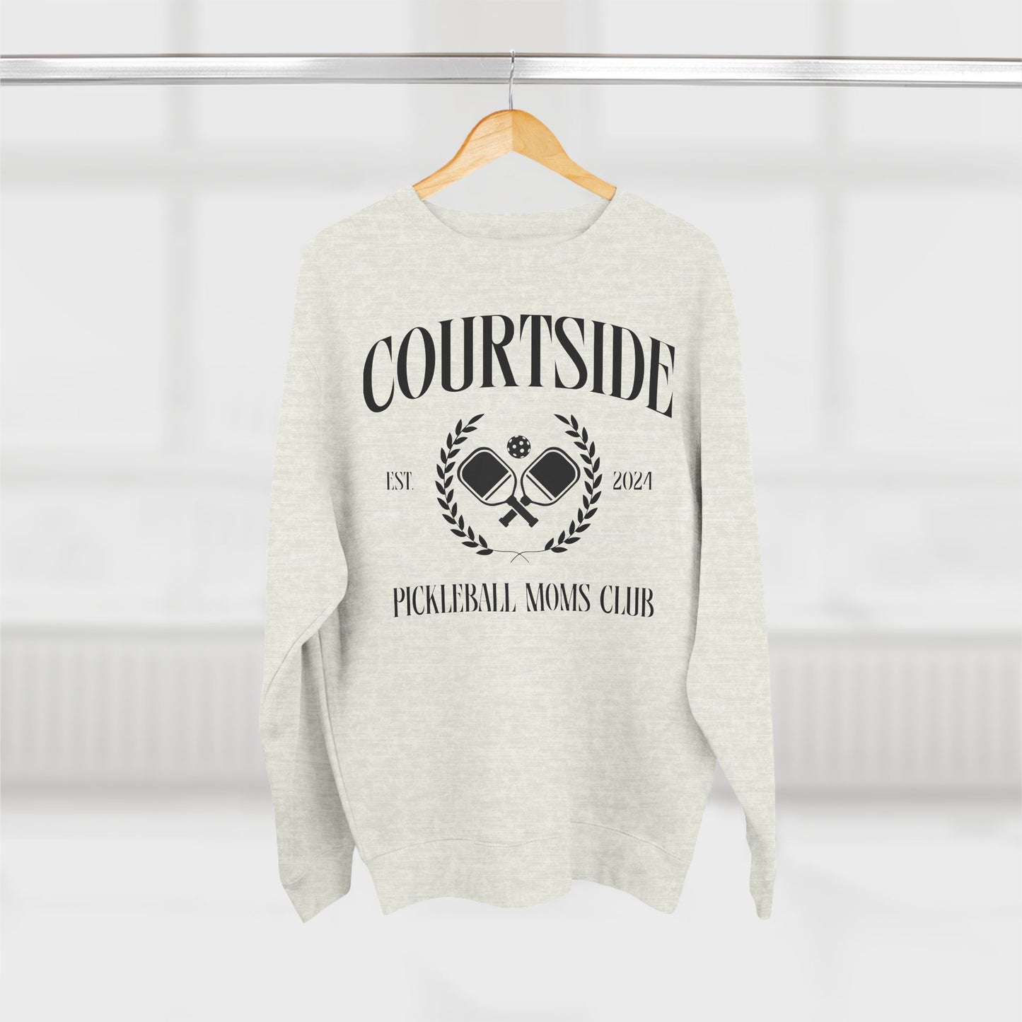 Curtsied Moms Club Premium Sweatshirt