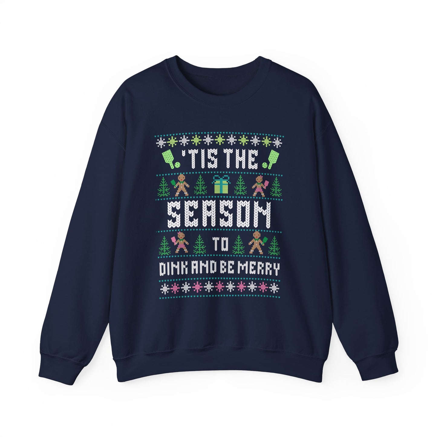 Tis the Season Ugly Pickleball Christmas Sweater