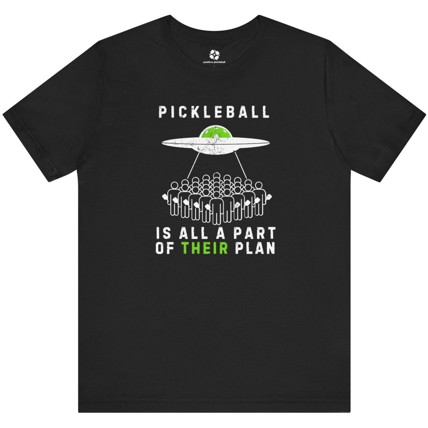 Alien Pickleballers Unisex Cotton Tee