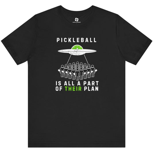 Alien Pickleballers Unisex Cotton Tee