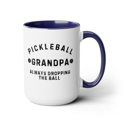 Pickleball Grandpa 15oz Coffee Mug