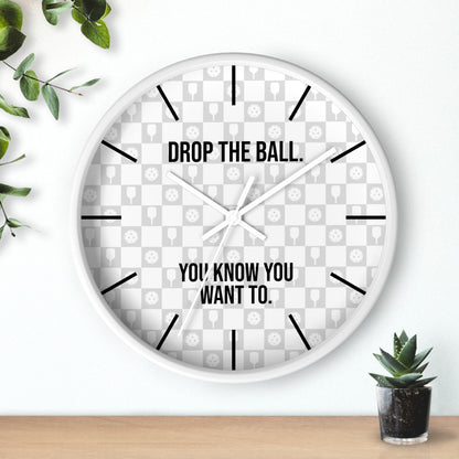 Drop the Ball Wall Clock