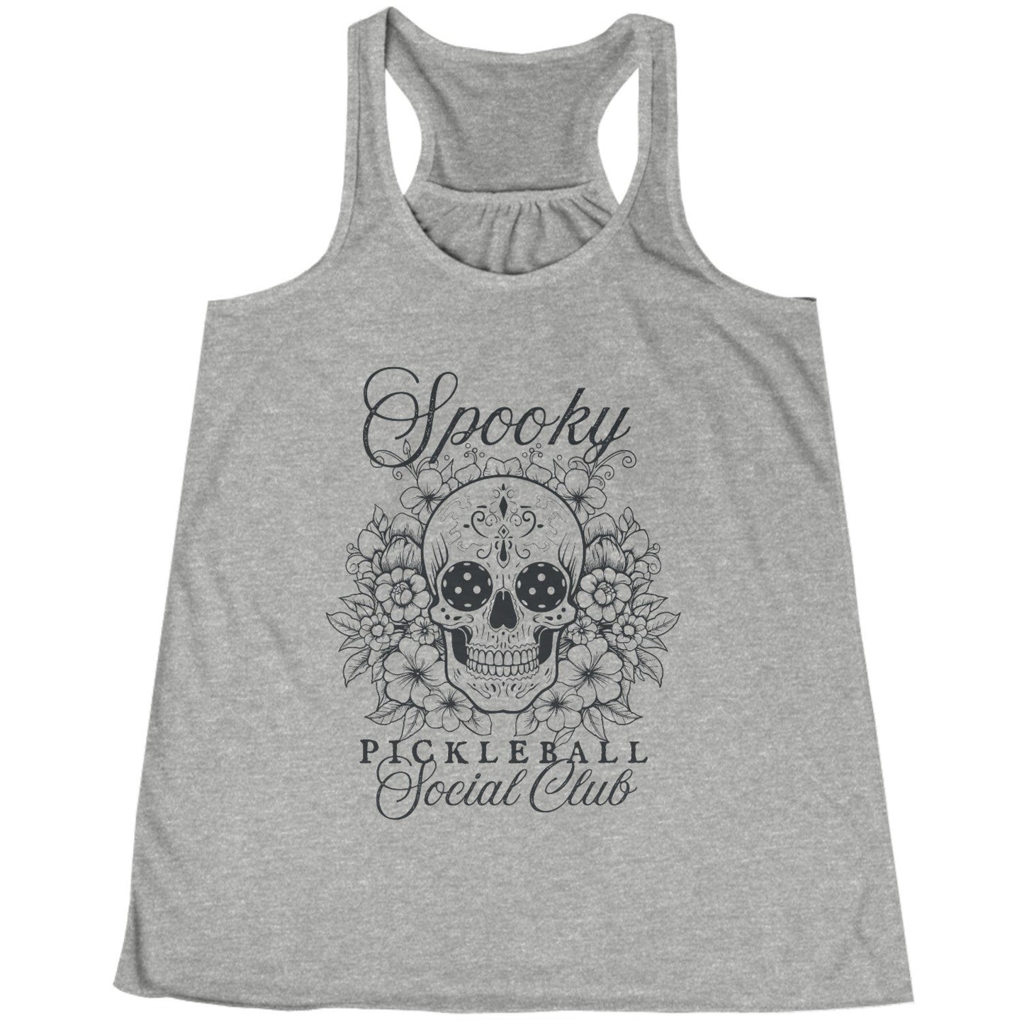 Spooky Pickleball Social Club Racerback Tank