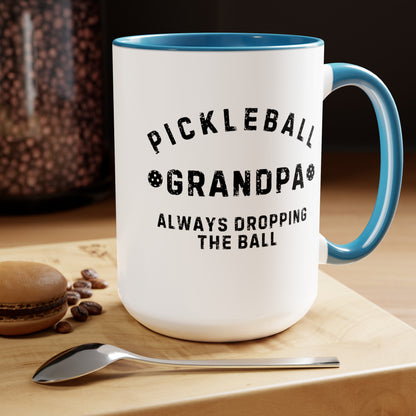 Pickleball Grandpa 15oz Coffee Mug