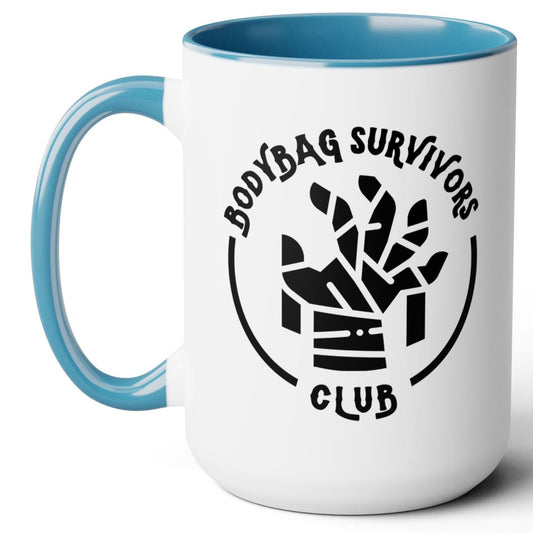 Bodybag Survivors Club 15oz Coffee Mug