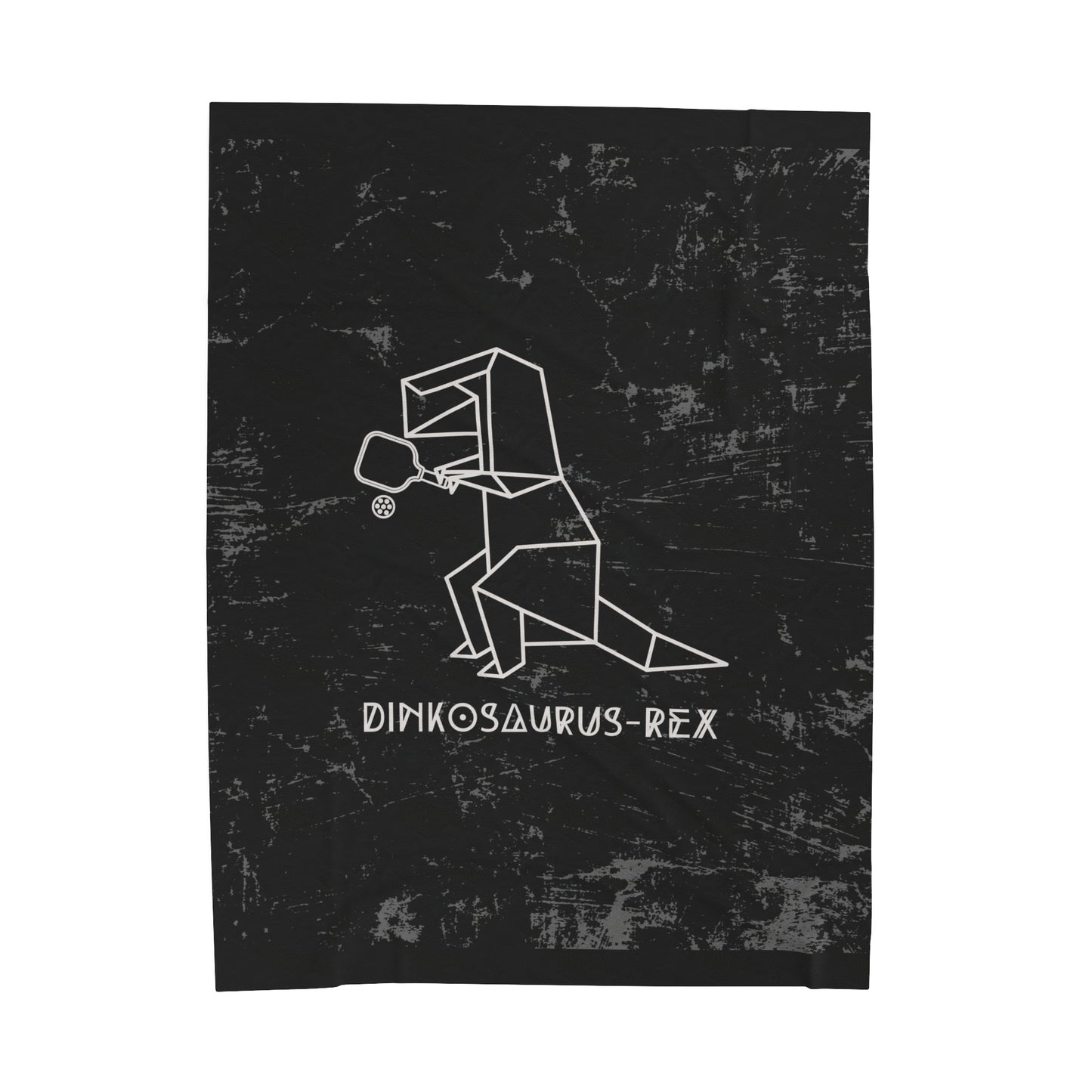 Dinkosaurus-Rex Velveteen Plush Blanket