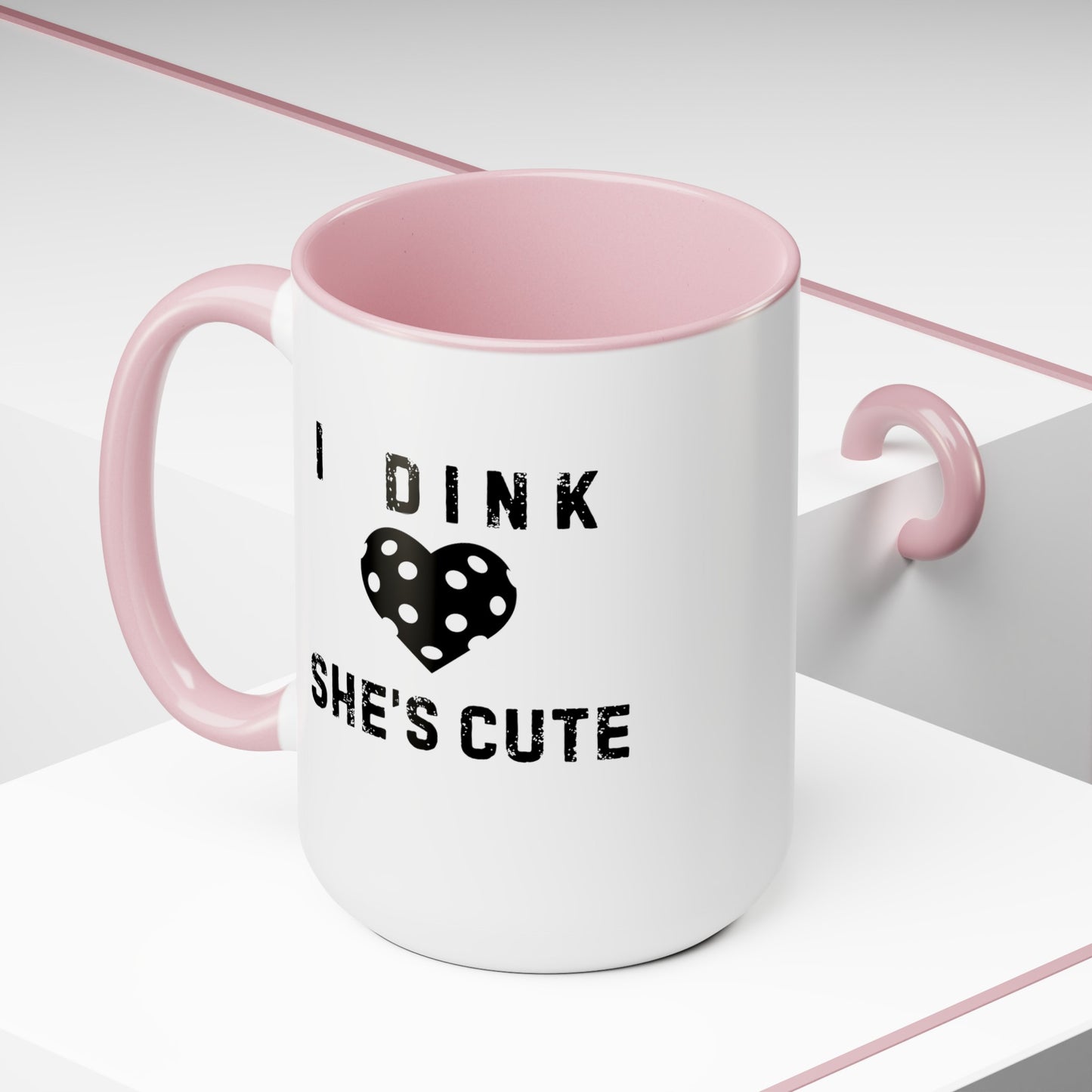 Dink She's Cute 15oz Coffee Mug