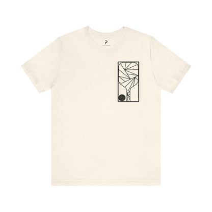Geometric Patch Unisex Cotton Tee