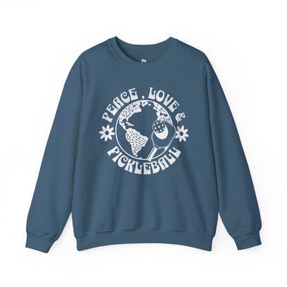 Peace Love & Pickleball Sweatshirt