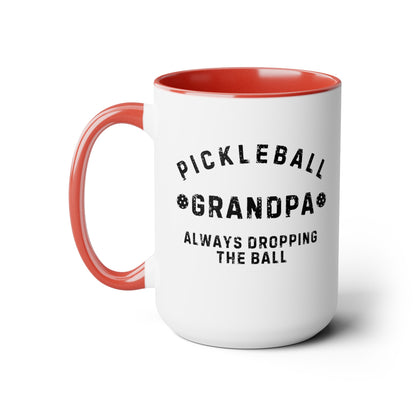 Pickleball Grandpa 15oz Coffee Mug