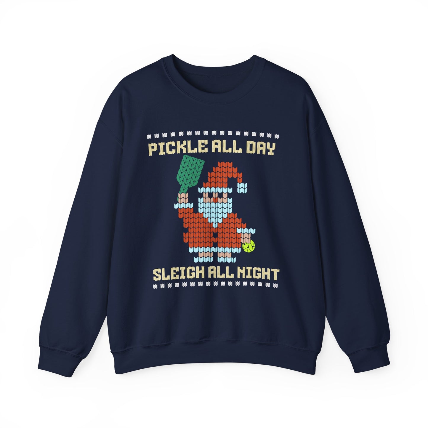 Pickleball All Day Ugly Christmas Sweater