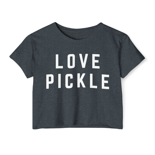 Love Pickle Crop Top