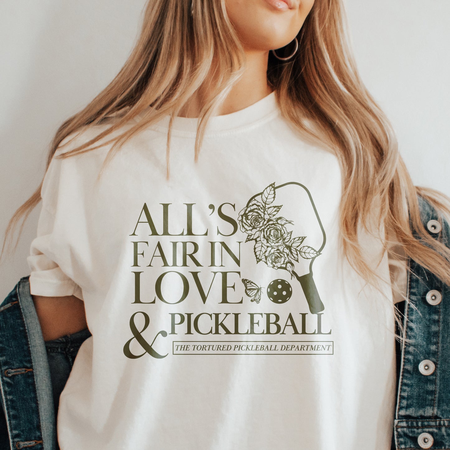 All's Fair in Love & Pickleball Department Tee