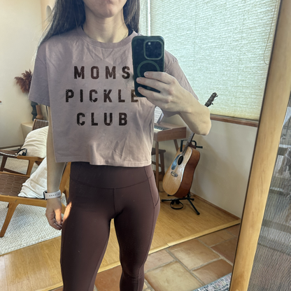 Moms Pickle Club Crop Tee