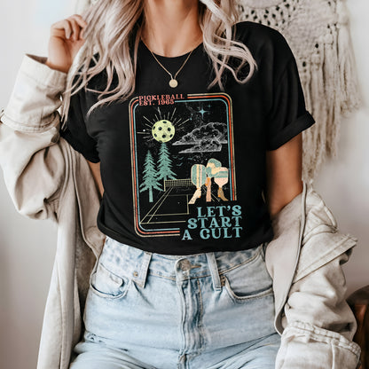 Vintage Let's Start A Cult Softstyle Unisex Tee