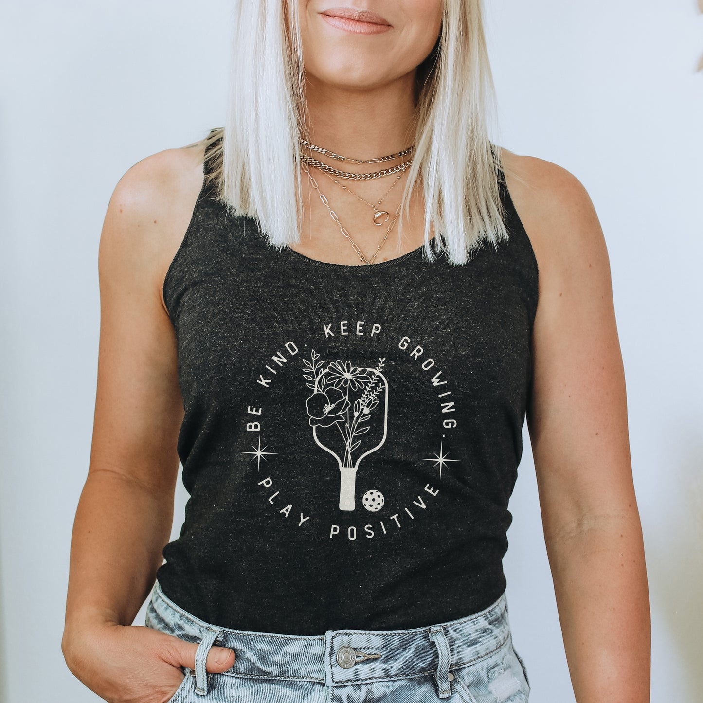 Women's Keep Growing Tri-Blend Racerback Tank