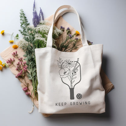 Keep Growing Cotton Canvas Tote Bag